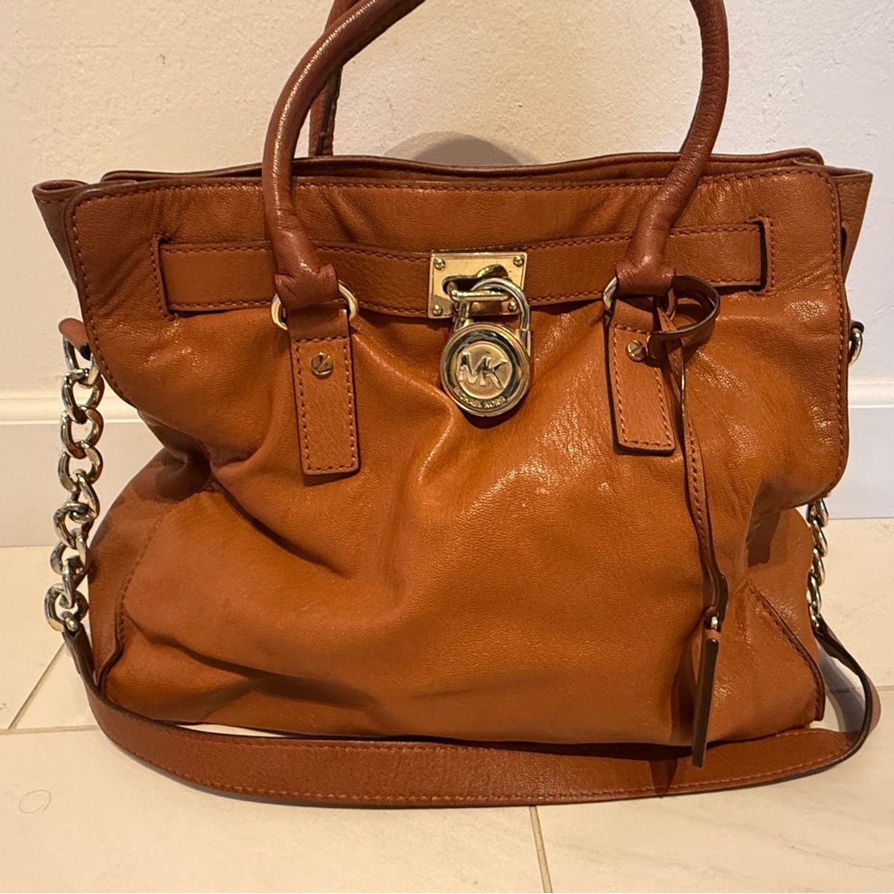 Michael Kors Brown Leather Satchel